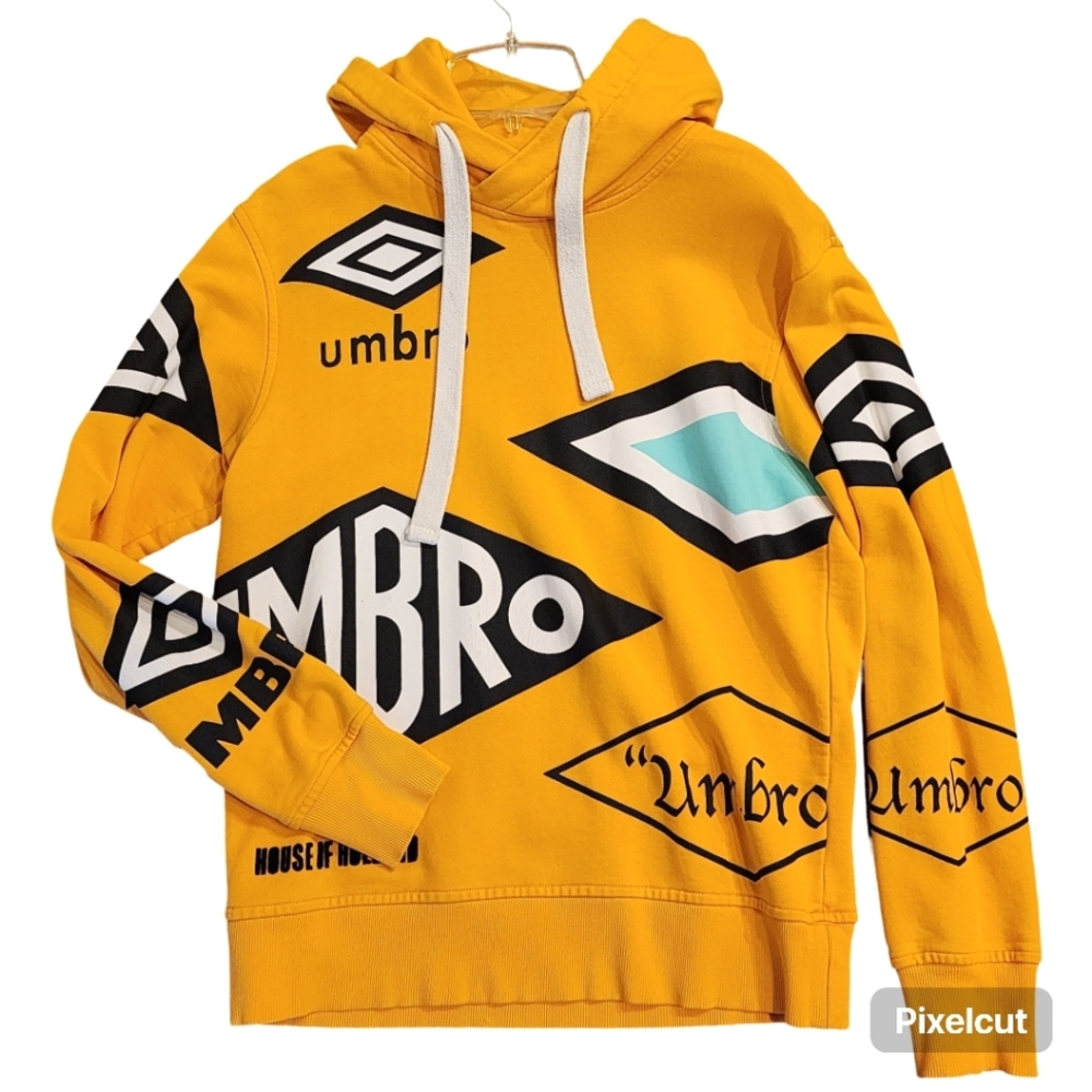 UMBRO x HOUSE OF HOLLAND Yellow Sweatshirt Hoodie